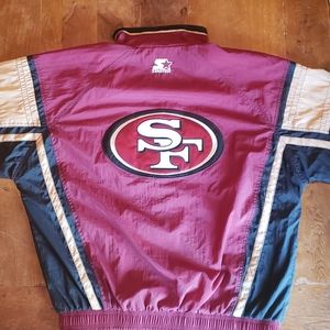 Vintage STARTER San Francisco 49ers windbreaker